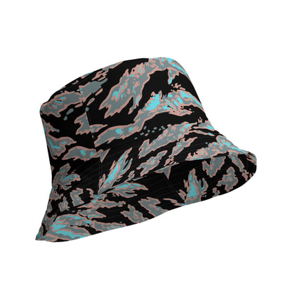 Miami Tiger Stripe Urban CAMO Reversible bucket hat - Bucket Hat