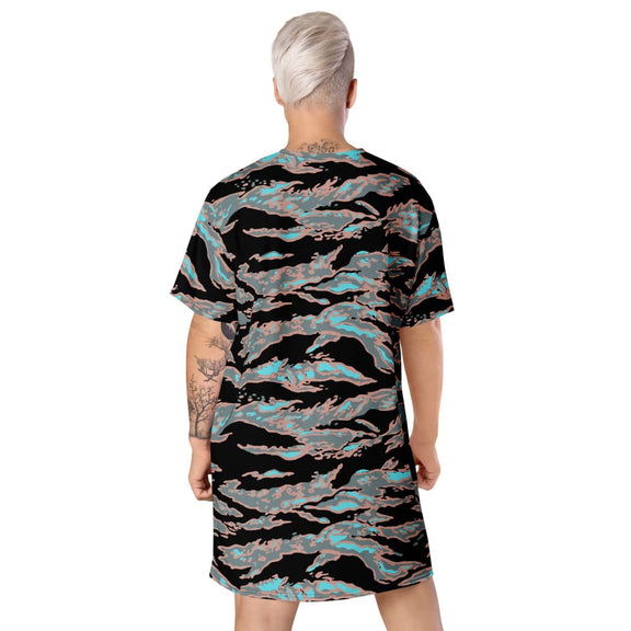 Miami Tiger Stripe Urban CAMO T-shirt dress