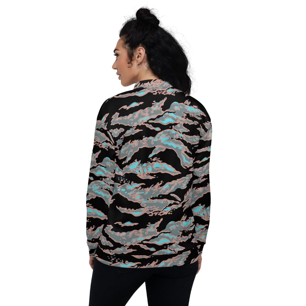 Miami Tiger Stripe Urban CAMO Unisex Bomber Jacket