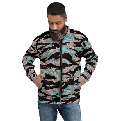 Miami Tiger Stripe Urban CAMO Unisex Bomber Jacket