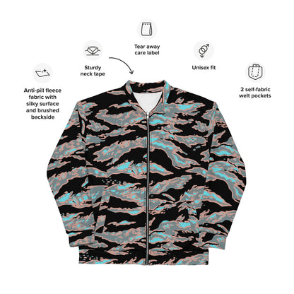 Miami Tiger Stripe Urban CAMO Unisex Bomber Jacket