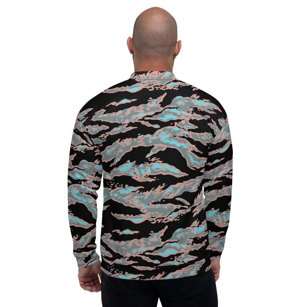 Miami Tiger Stripe Urban CAMO Unisex Bomber Jacket