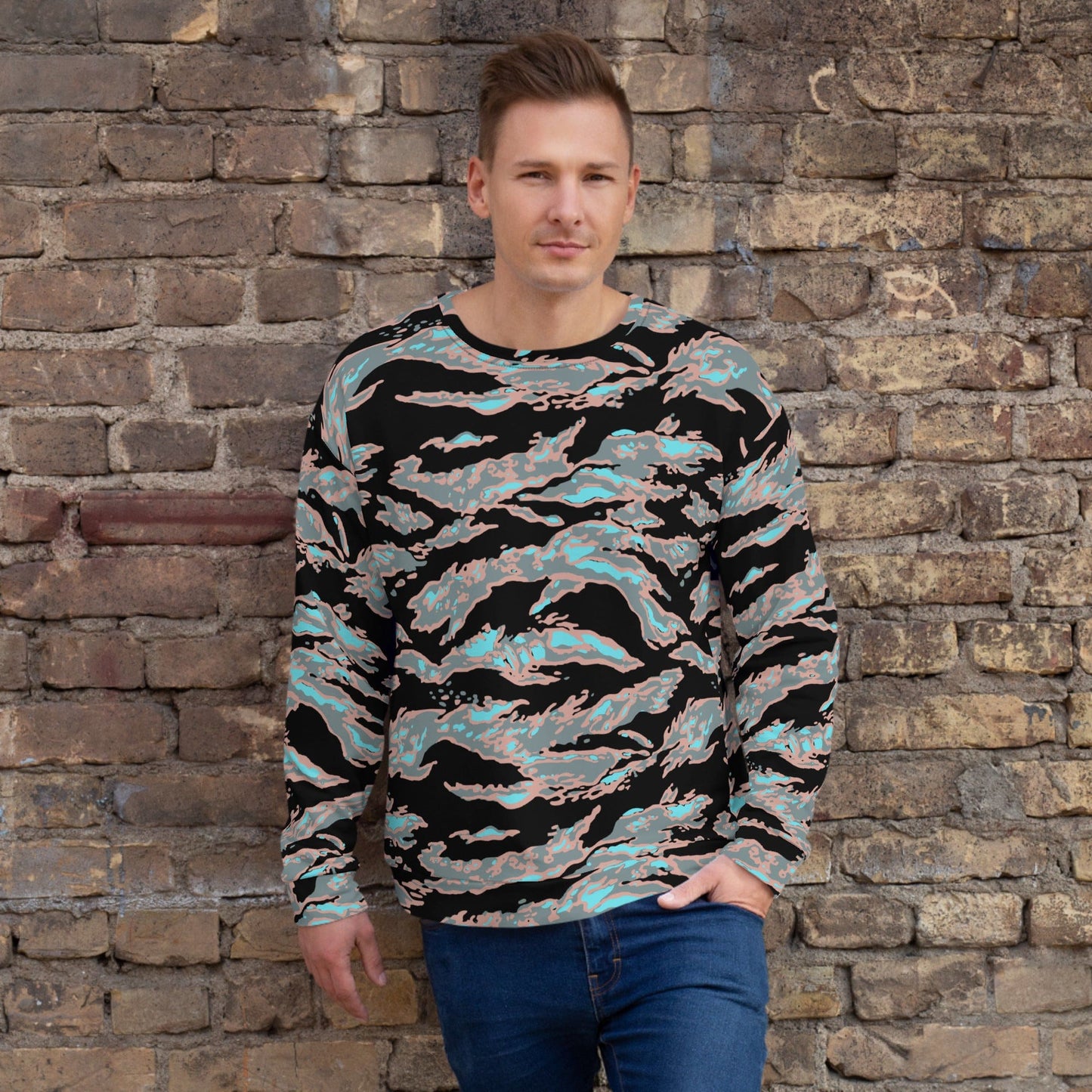 Miami Tiger Stripe Urban CAMO Unisex Sweatshirt - XS