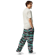 Tiger Stripe Miami CAMO Unisex Wide-Leg Joggers