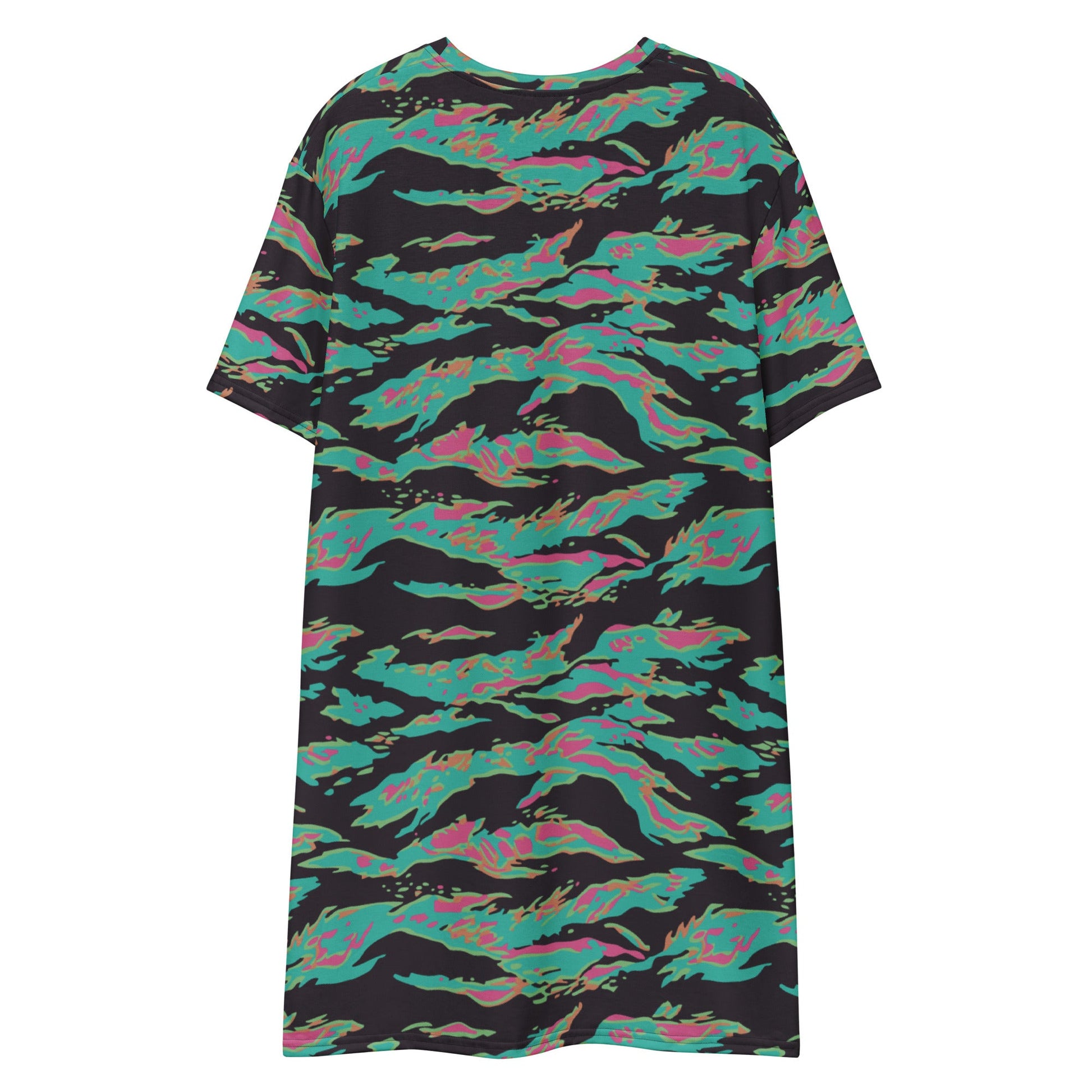 Miami Tiger Stripe CAMO Womens T-Shirt Dress