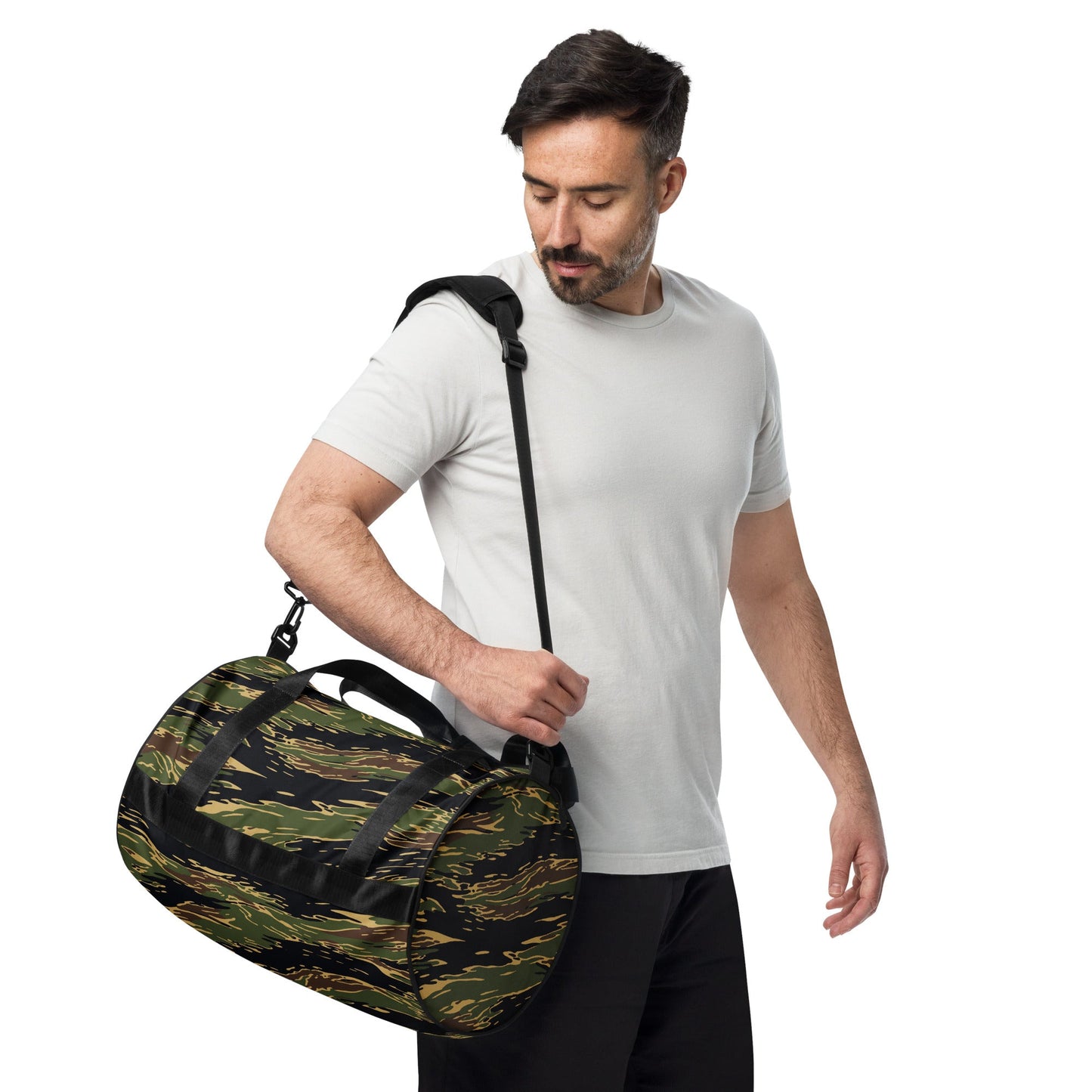 Midnight Fang Tiger Stripe CAMO Gym Bag