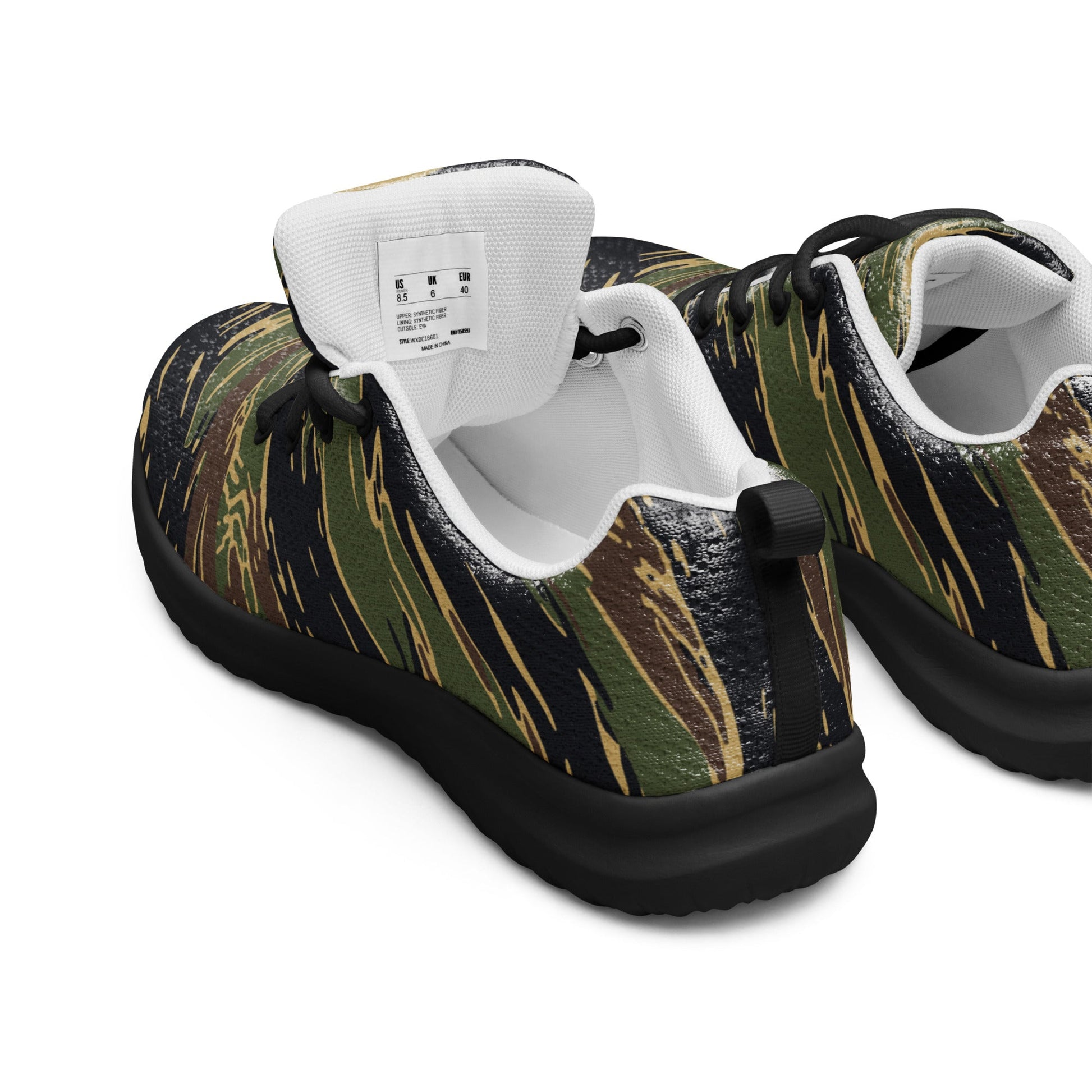 Midnight Fang Tiger Stripe CAMO Mens Athletic Shoes