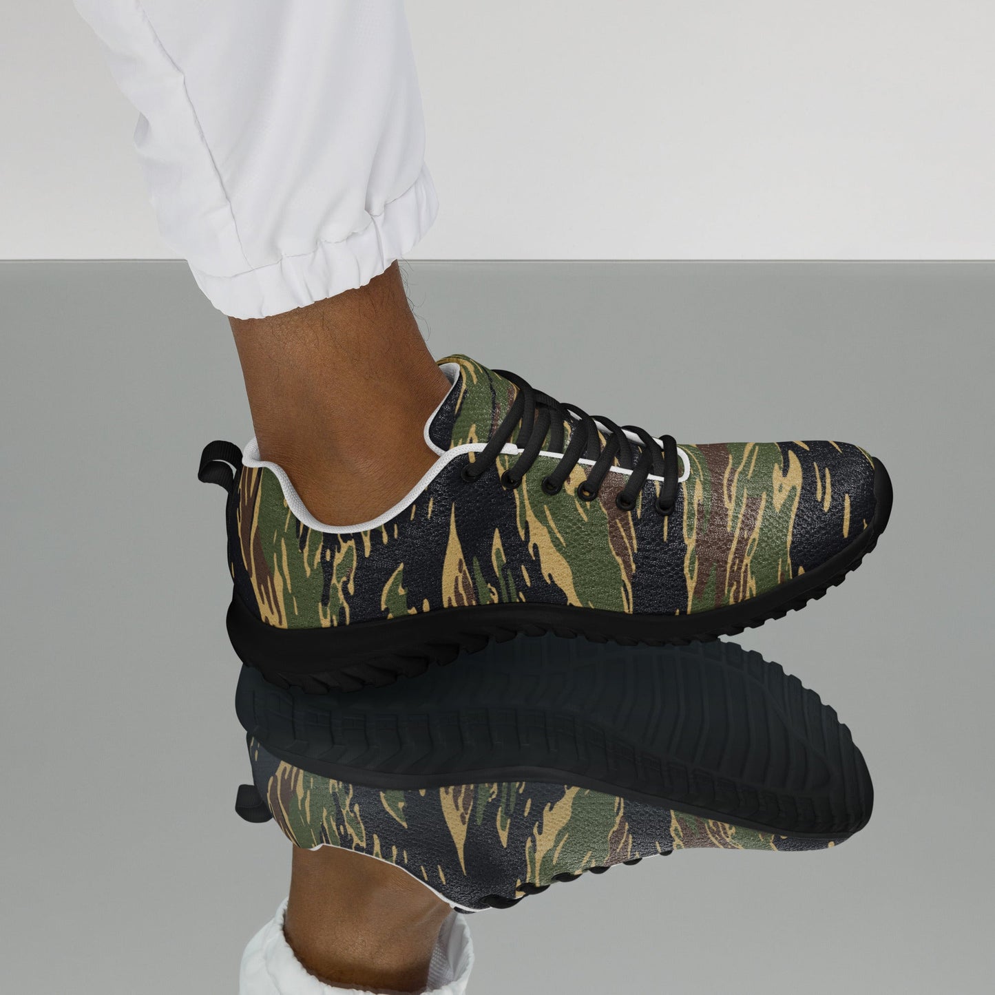 Midnight Fang Tiger Stripe CAMO Mens Athletic Shoes