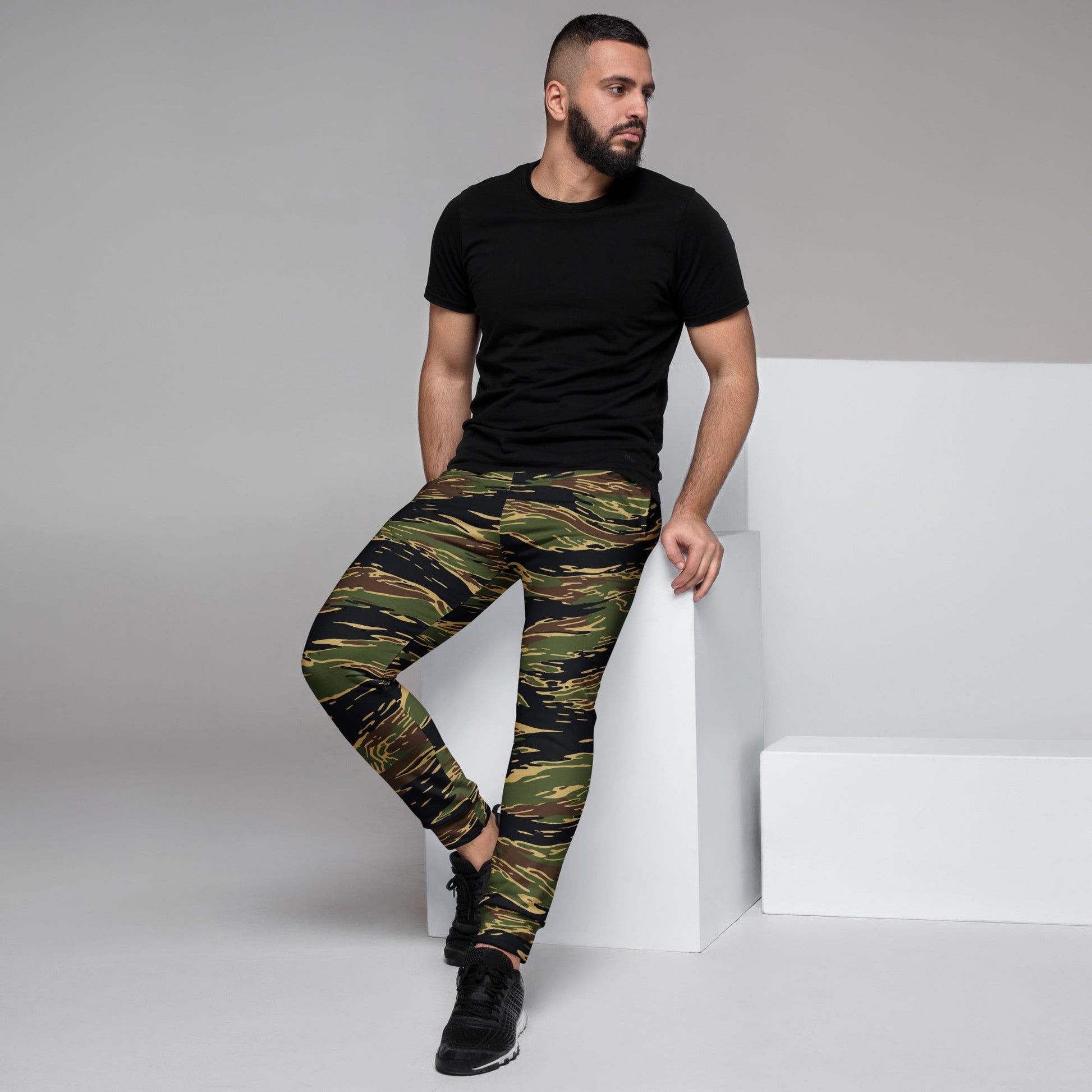 Midnight Fang Tiger Stripe CAMO Mens Joggers