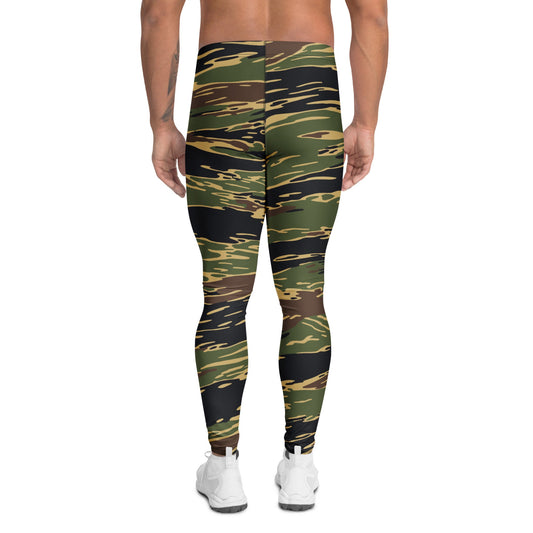 Midnight Fang Tiger Stripe CAMO Mens Leggings