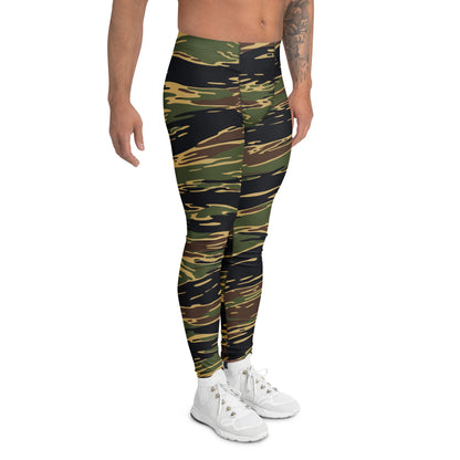 Midnight Fang Tiger Stripe CAMO Mens Leggings