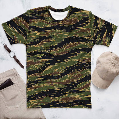 Midnight Fang Tiger Stripe CAMO Mens T-Shirt - XS