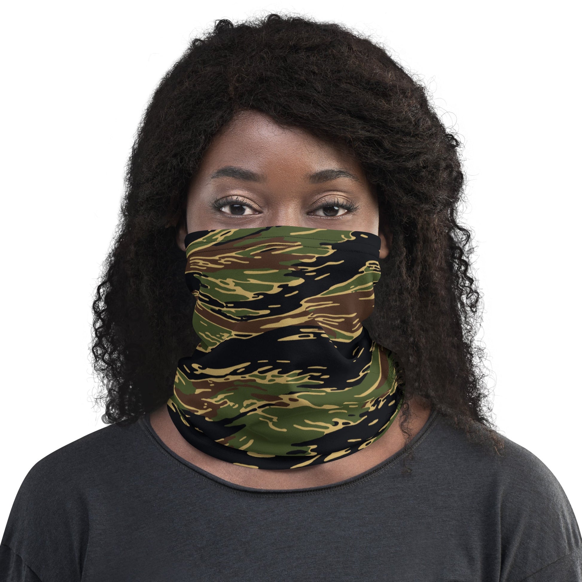 Midnight Fang Tiger Stripe CAMO Neck Gaiter - Gaiters