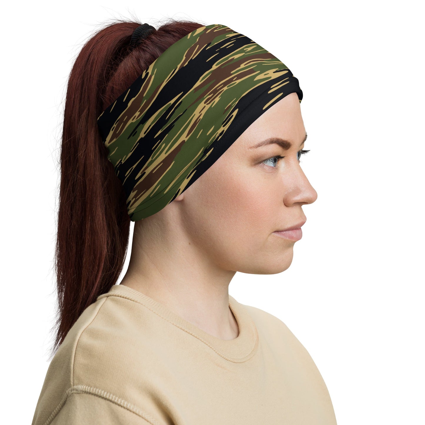 Midnight Fang Tiger Stripe CAMO Neck Gaiter - Gaiters