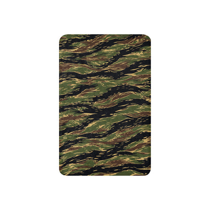 Midnight Fang Tiger Stripe CAMO Sherpa Blanket