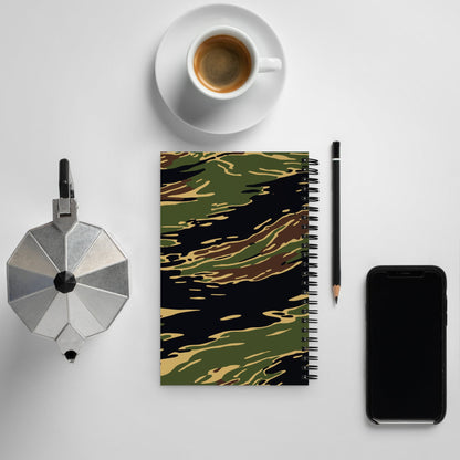 Midnight Fang Tiger Stripe CAMO Spiral Notebook