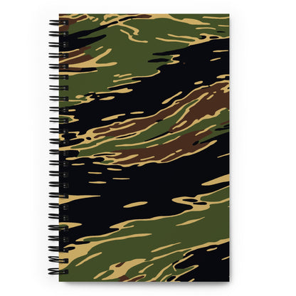 Midnight Fang Tiger Stripe CAMO Spiral Notebook