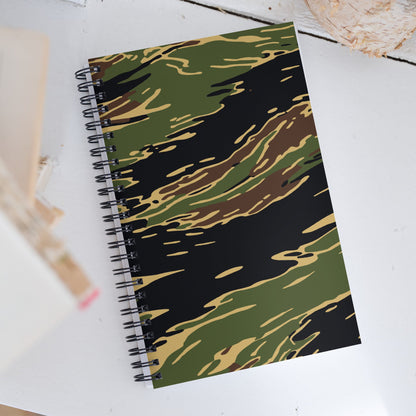 Midnight Fang Tiger Stripe CAMO Spiral Notebook