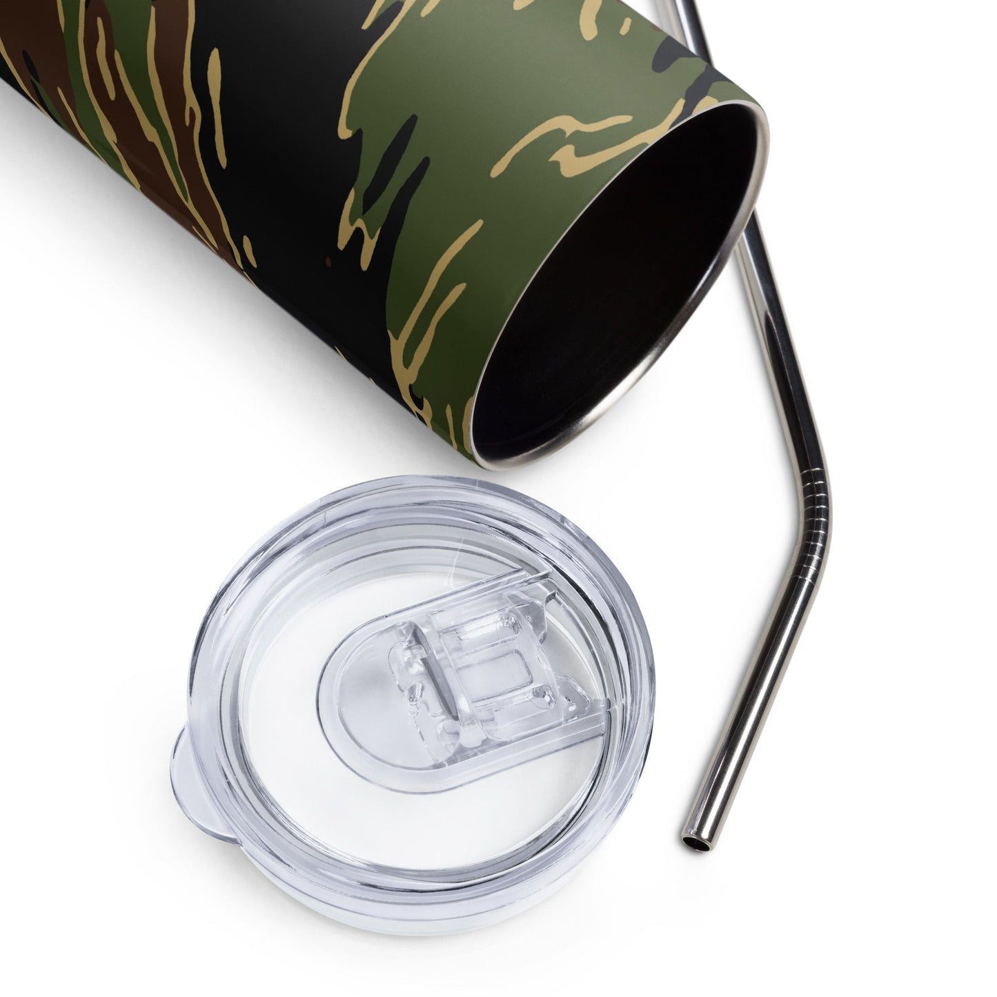 Midnight Fang Tiger Stripe CAMO Stainless Steel Tumbler