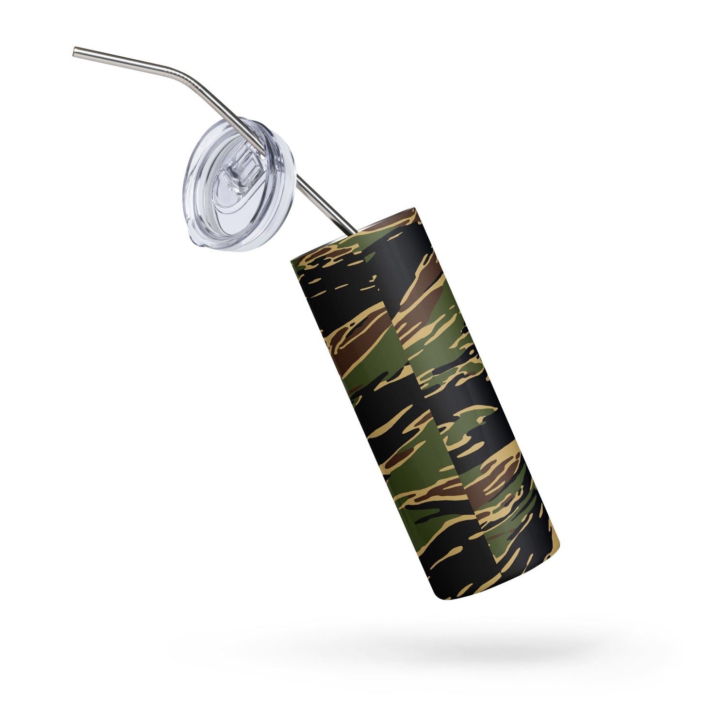 Midnight Fang Tiger Stripe CAMO Stainless Steel Tumbler