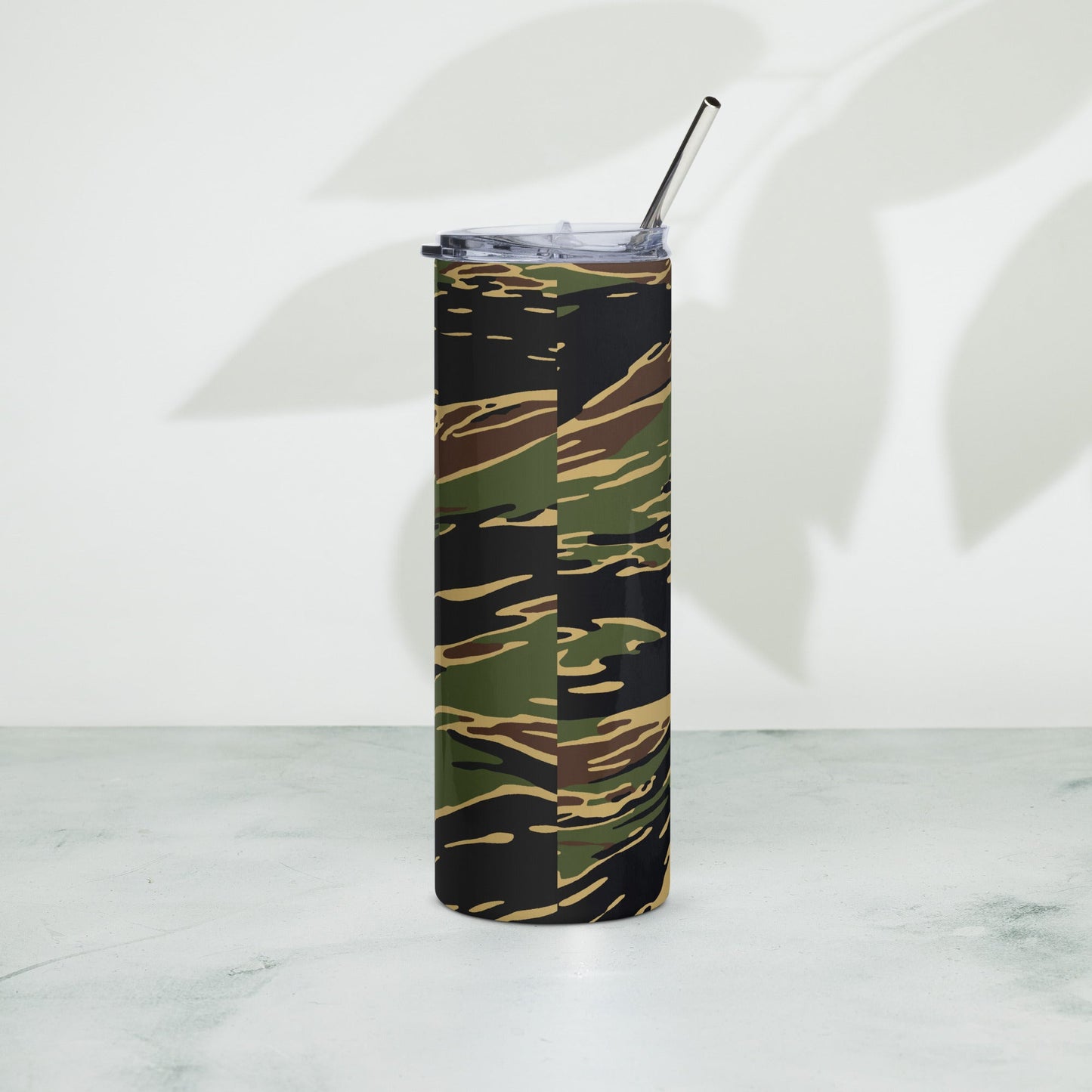 Midnight Fang Tiger Stripe CAMO Stainless Steel Tumbler