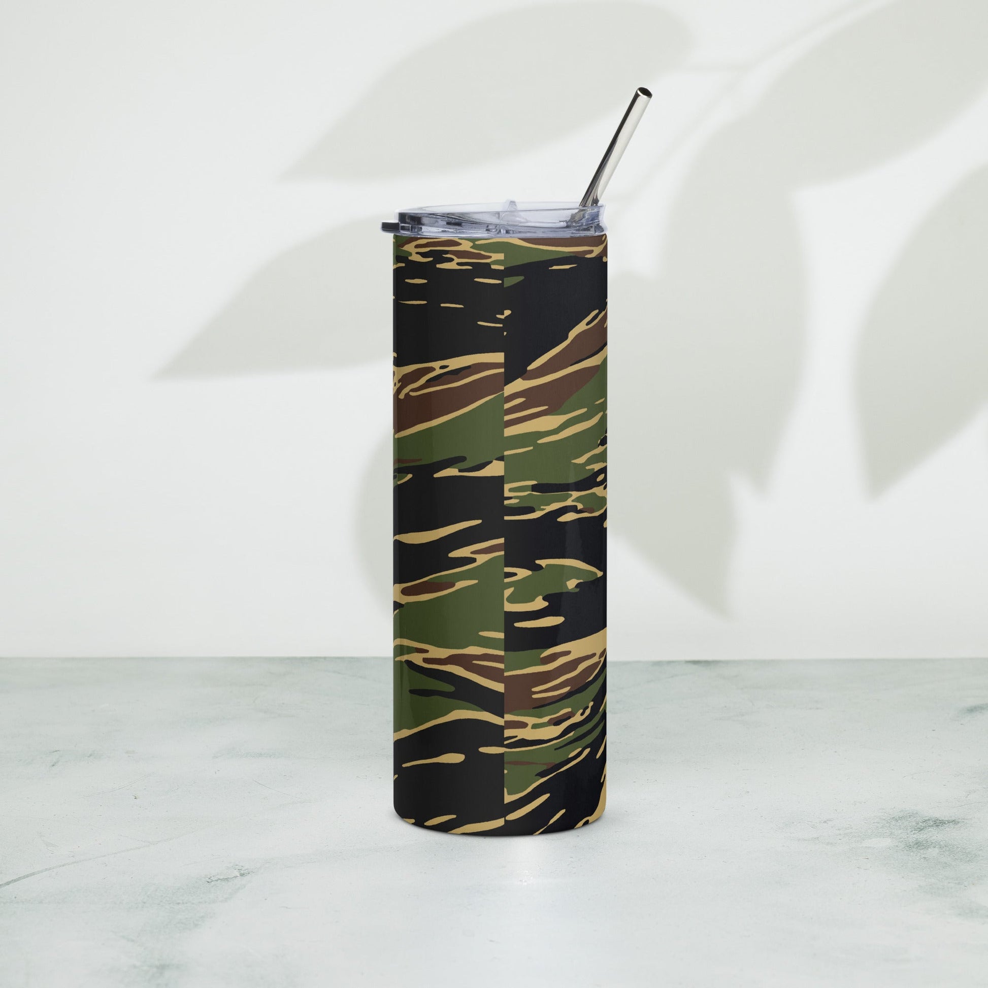 Midnight Fang Tiger Stripe CAMO Stainless Steel Tumbler