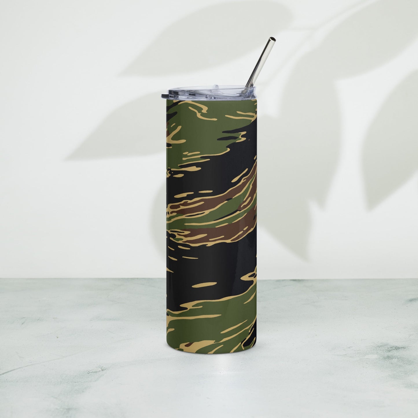 Midnight Fang Tiger Stripe CAMO Stainless Steel Tumbler