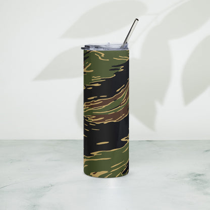 Midnight Fang Tiger Stripe CAMO Stainless Steel Tumbler