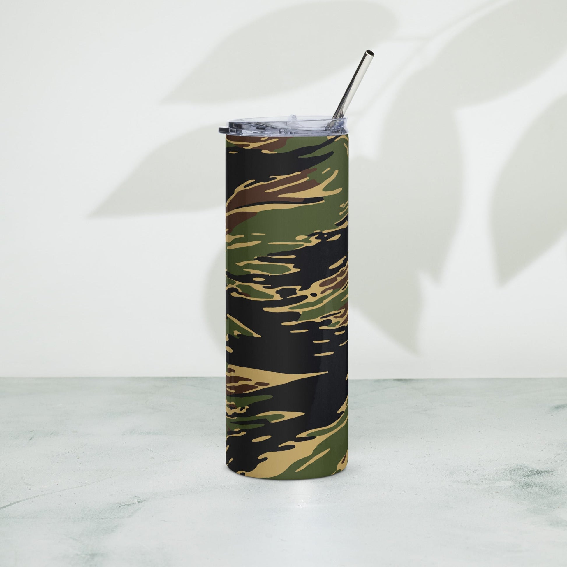 Midnight Fang Tiger Stripe CAMO Stainless Steel Tumbler