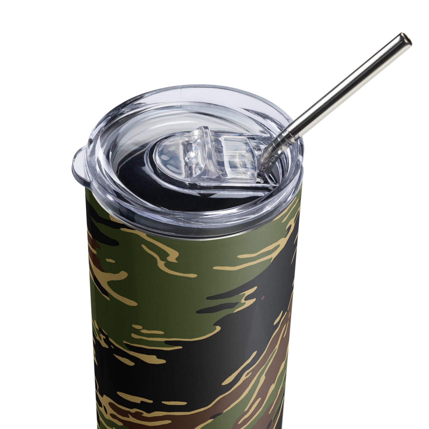 Midnight Fang Tiger Stripe CAMO Stainless Steel Tumbler