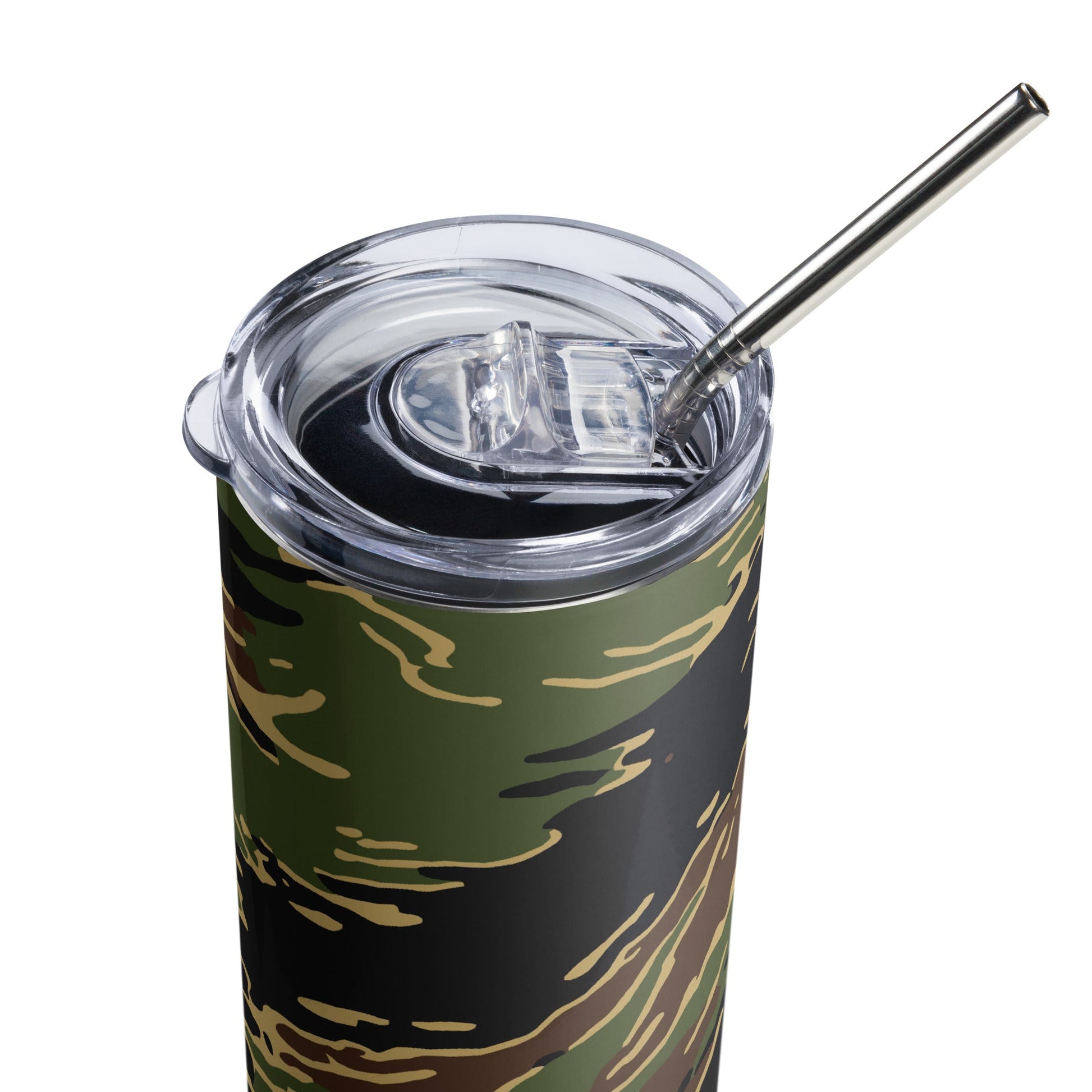 Midnight Fang Tiger Stripe CAMO Stainless Steel Tumbler