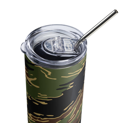 Midnight Fang Tiger Stripe CAMO Stainless Steel Tumbler