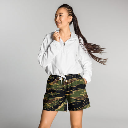 Midnight Fang Tiger Stripe CAMO Unisex Athletic Long Shorts