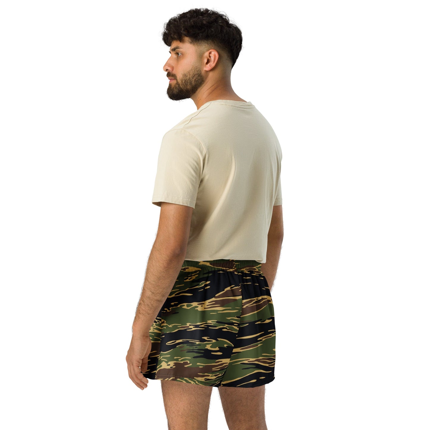 Midnight Fang Tiger Stripe CAMO Unisex Athletic Shorts