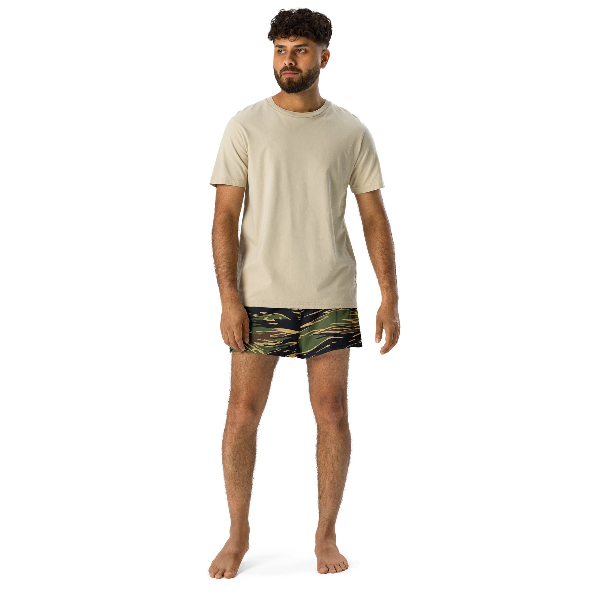 Midnight Fang Tiger Stripe CAMO Unisex Athletic Shorts