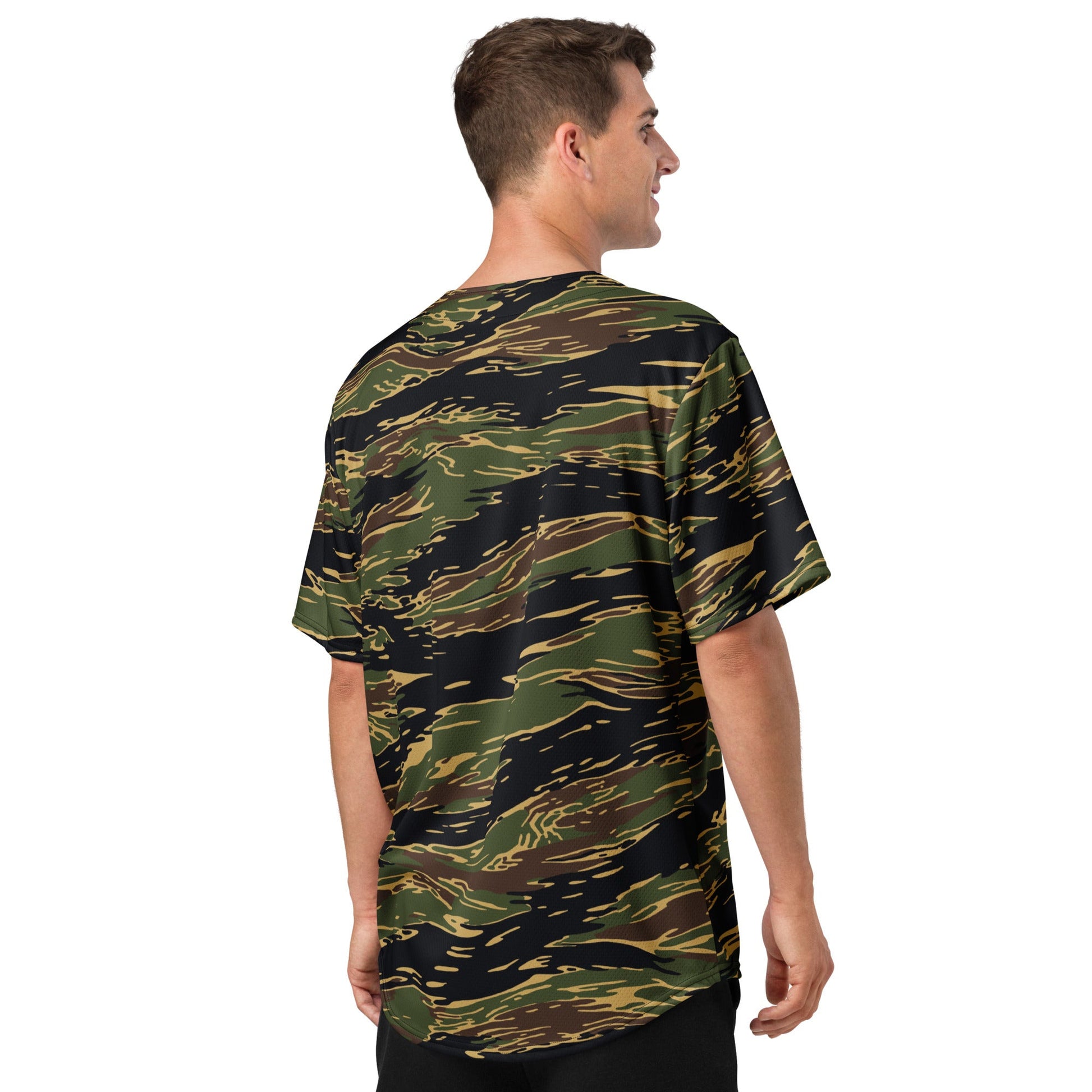 Midnight Fang Tiger Stripe CAMO Unisex Baseball Jersey