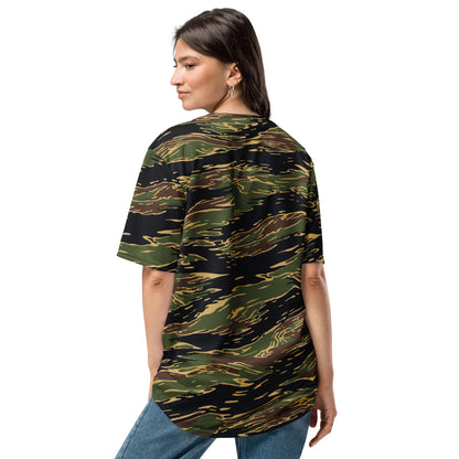 Midnight Fang Tiger Stripe CAMO Unisex Baseball Jersey