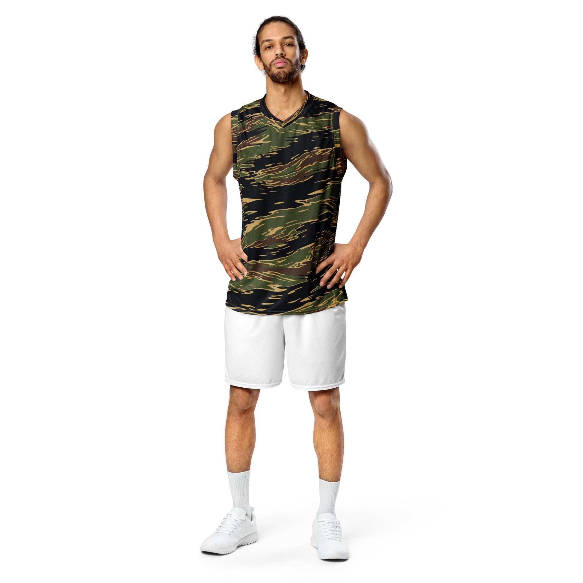 Midnight Fang Tiger Stripe CAMO Unisex Basketball Jersey