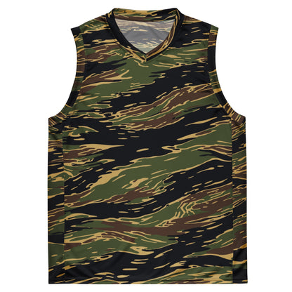 Midnight Fang Tiger Stripe CAMO Unisex Basketball Jersey
