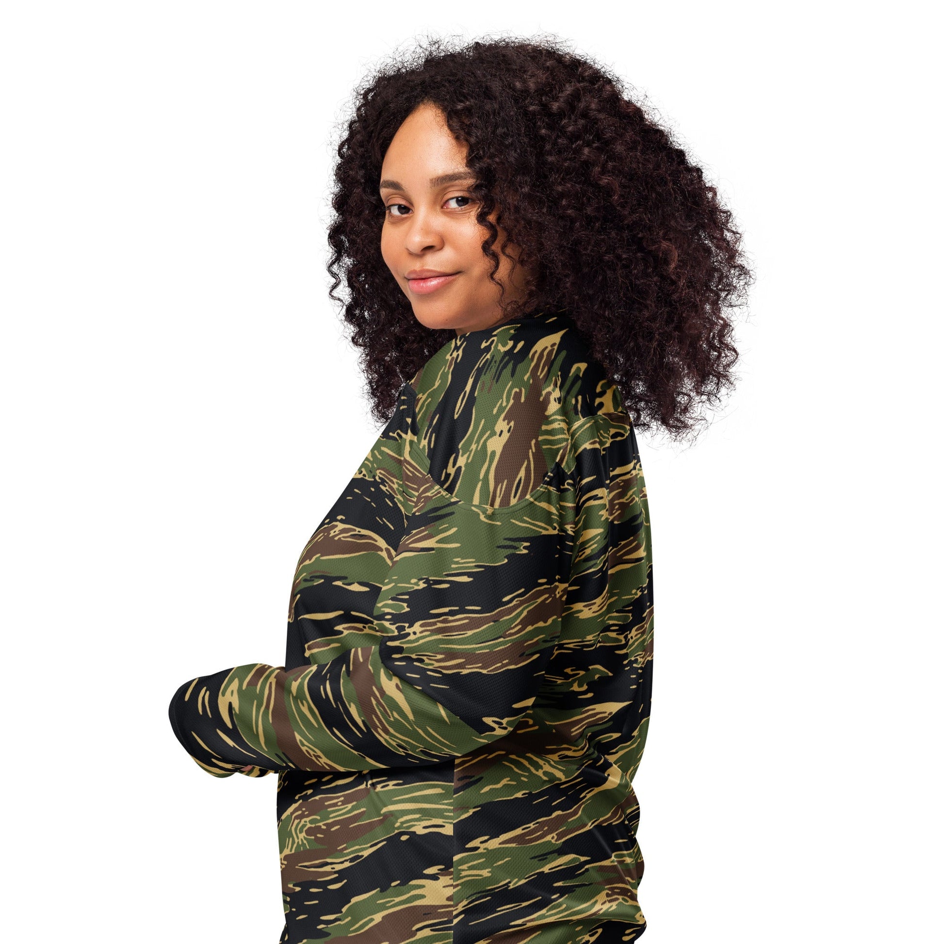 Midnight Fang Tiger Stripe CAMO Unisex Hockey Fan Jersey