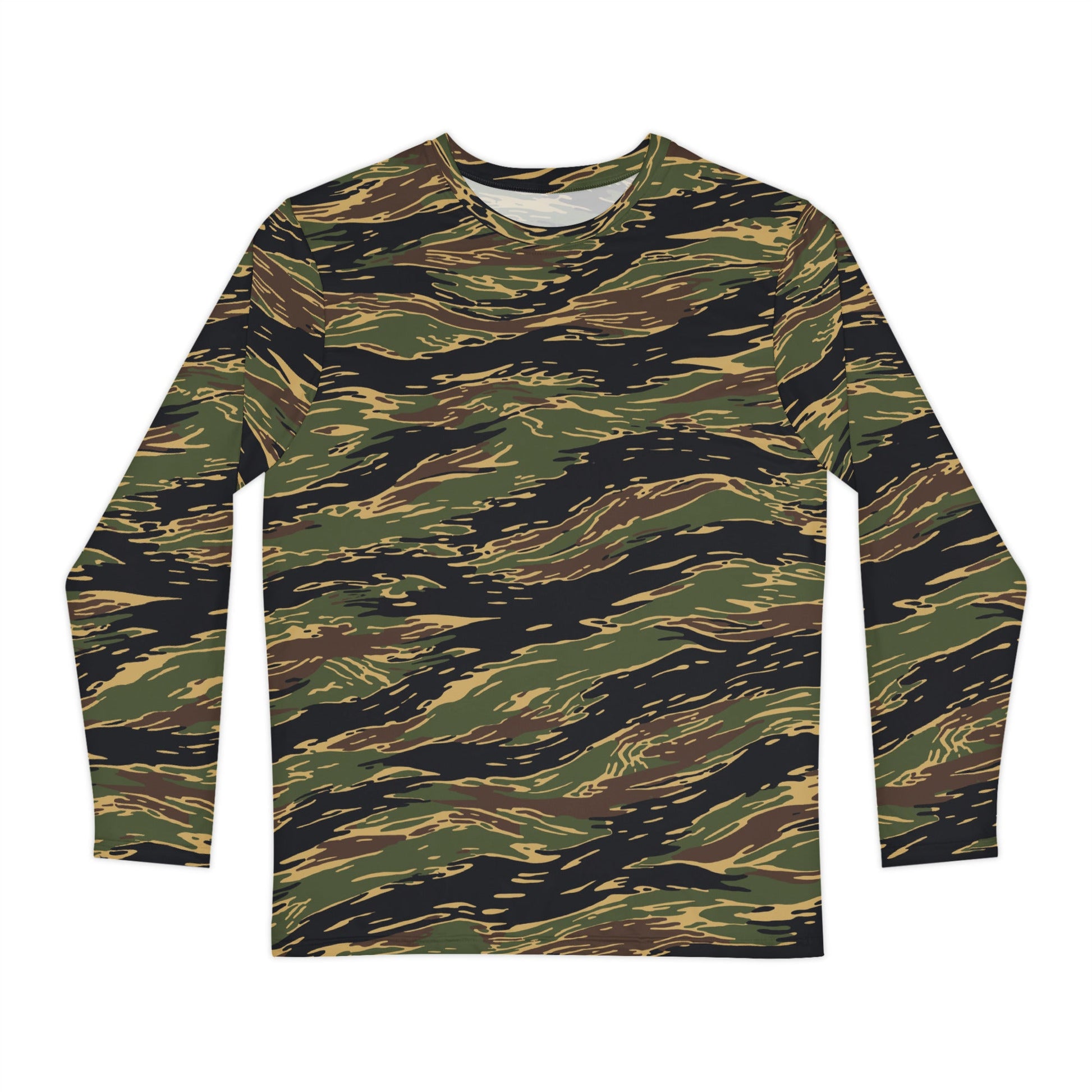 Midnight Fang Tiger Stripe CAMO Unisex Long-Sleeve Shirt - XS
