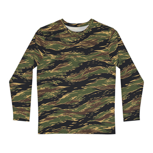 Midnight Fang Tiger Stripe CAMO Unisex Long-Sleeve Shirt - XS