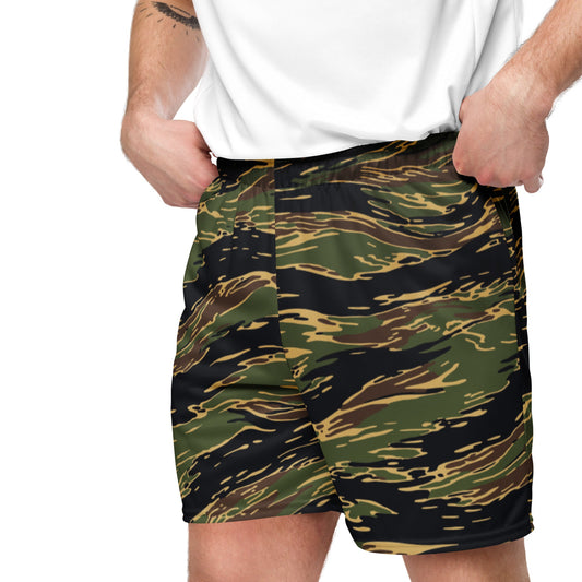 Midnight Fang Tiger Stripe CAMO Unisex Mesh Shorts