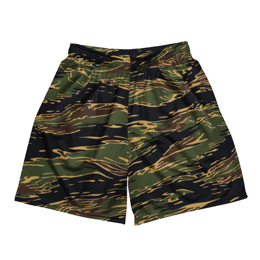Midnight Fang Tiger Stripe CAMO Unisex Mesh Shorts - 2XS