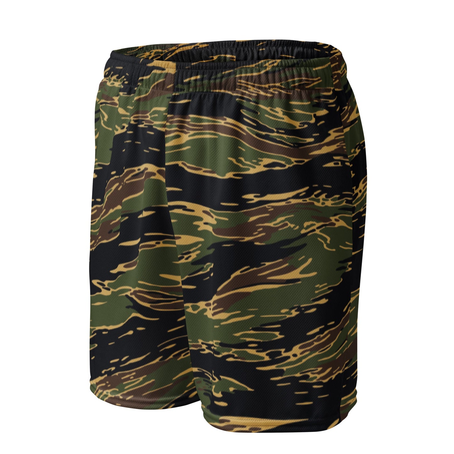 Midnight Fang Tiger Stripe CAMO Unisex Mesh Shorts