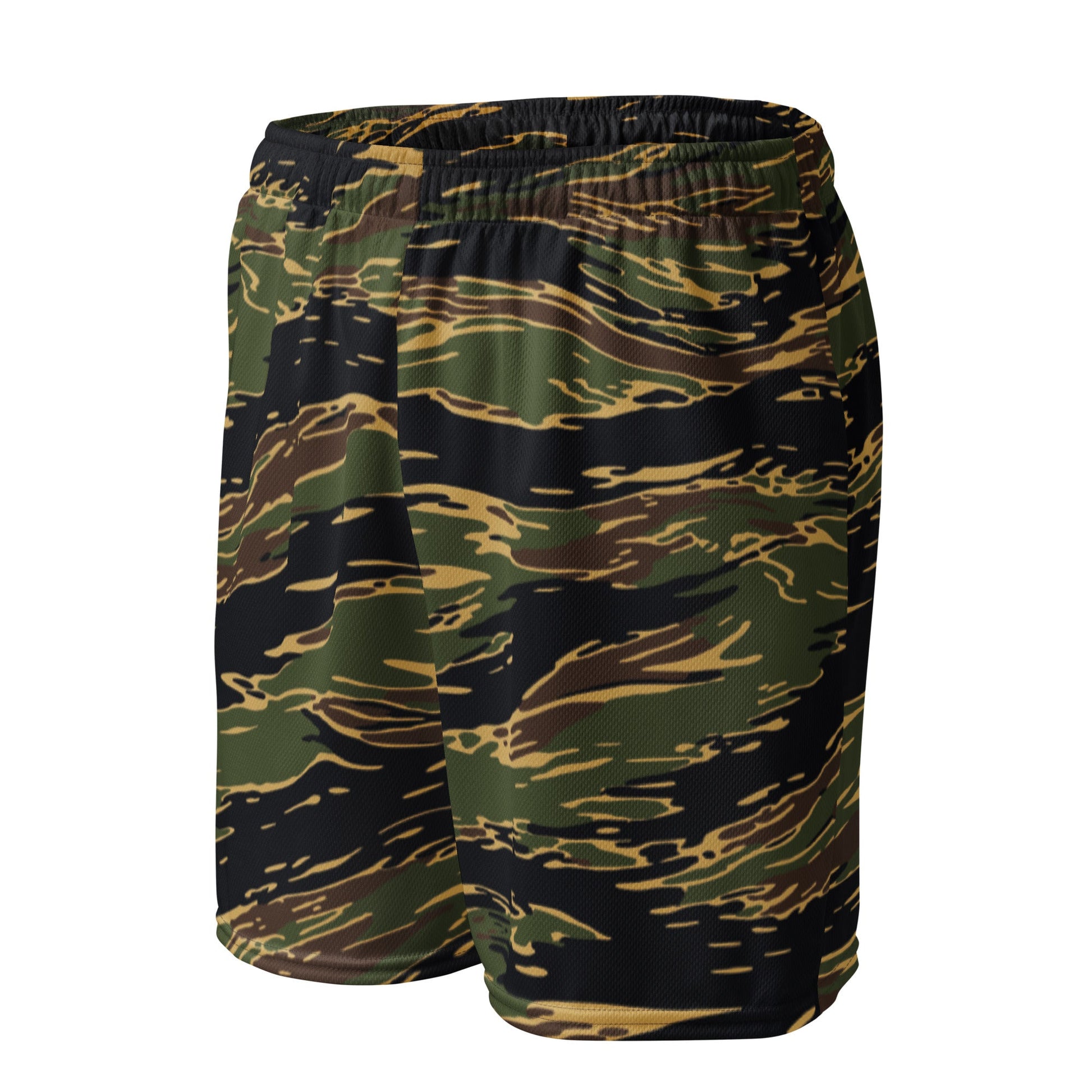 Midnight Fang Tiger Stripe CAMO Unisex Mesh Shorts