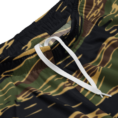 Midnight Fang Tiger Stripe CAMO Unisex Mesh Shorts