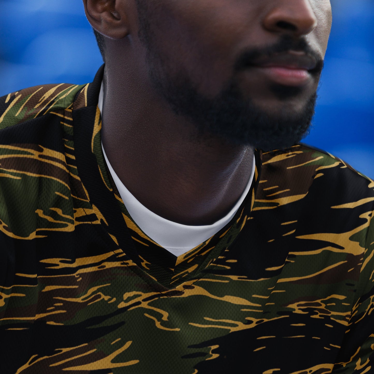 Midnight Fang Tiger Stripe CAMO Unisex Sports Jersey
