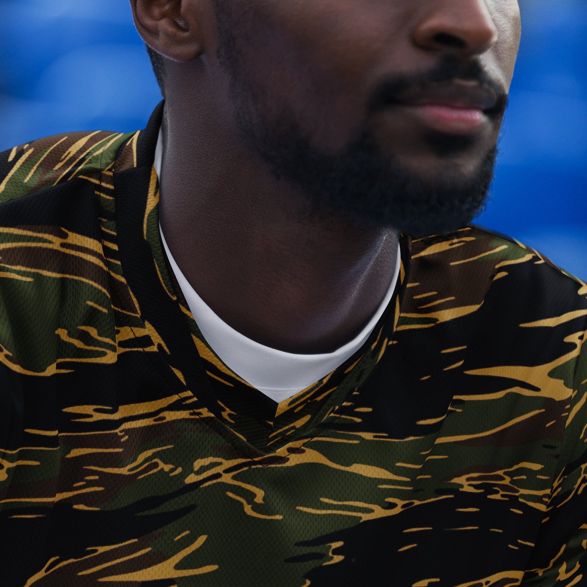 Midnight Fang Tiger Stripe CAMO Unisex Sports Jersey