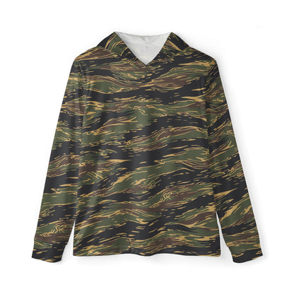 Midnight Fang Tiger Stripe CAMO Unisex Sports Warmup Hoodie - XS